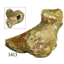 Pre-Columbian (Mayan?) clay whistle.