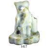 Image 1 : Small, white, Chinese porcelain doglike figurine, probably rare.