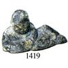 Image 1 : Small, Chinese, black soapstone buddha, probably rare.