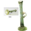 Image 1 : Rare green-glass "tear jar," rare.