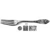 Image 1 : Intact silver fork with important hallmarks on handle.