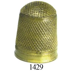 Large brass sailmaker's thimble in choice condition.