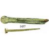 Image 1 : Lot of brass navigational dividers and Paul Revere nail.