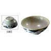 Image 1 : Chinese blue-on-white porcelain rice bowl, grapevine design.