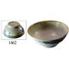 Image 1 : Chinese blue-on-white porcelain rice bowl, swirled design.