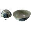 Image 1 : Chinese blue-on-white porcelain rice bowl, crackled-circles design.