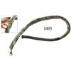 Image 1 : Very long section of a large, bronze rudder-pin, coral-encrusted and bent into an oval shape.