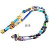 Image 1 : Glass-bead necklace with a variety of beads.