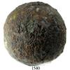 Image 1 : Large iron cannonball.