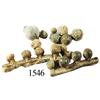 Image 1 : Lot of lead birdshot with 3 mold sections.