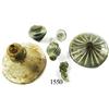 Image 1 : Lot of broken glass items (mostly drinking goblets).