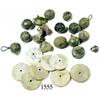 Image 1 : Lot of small brass/bronze buttons and lead button-backs.