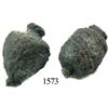 Image 1 : Lot of 2 iron dagger pommels.