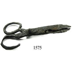 Large iron shears.