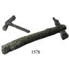Image 1 : Lot of 2 iron tools (hammer and pick).