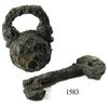 Image 1 : Iron lock and key.