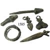 Image 1 : Lot of 6 miscellaneous iron pieces.