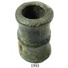 Image 1 : Very small bronze signal cannon cast with nail, Spanish colonial, 1600s.