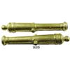Image 1 : Pair of brass miniature cannons, ca. 1790-1820.