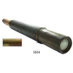 Civil War-era brass mariner's telescope (1860s).