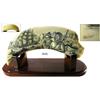 Image 1 : Modern scrimshaw by artist Salman Rashidi (1990s) depicting the whaling bark Navarch (1892-7).