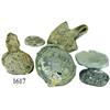 Image 1 : Lot of 7 small lead cloth seals.