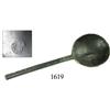 Image 1 : English pewter spoon, 1620s-1640s.