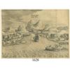 Image 1 : Ca.-1655 German wood-cut engraving showing Cape Horn (southern tip of South America).