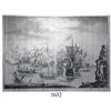 Image 1 : Large, ca.-1720 engraving of Commodore Wager's campaign against the Spanish in the West Indies in 17