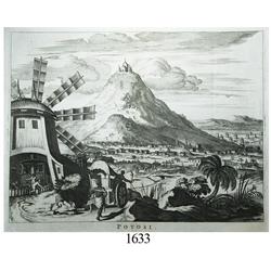 Early 18th-century Dutch engraving of the mountain of Potosí.