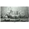 Image 1 : Large, late 18th/ early 19th-century engraving of ships in battle.