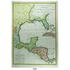 Image 1 : Ca.-1788 French map (Bonne) of the regions surrounding the Gulf of Mexico and western Caribbean in 4