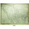 Image 1 : 1842 British map (S.D.U.K.) of Texas, California and northern Mexico with hand-colored borders.