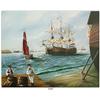 Image 1 : Original oil-on-canvas painting of the Dutch East Indiaman Rooswijk (sunk in 1739 off southeast Engl
