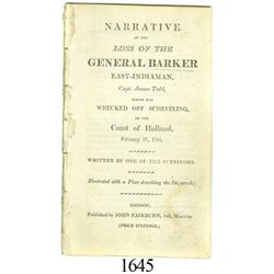 Narrative of the Loss of the General Barker (London, 1781).