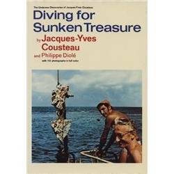 Cousteau, Jacques-Yves. Diving for Sunken Treasure (1971, HB/DJ, VF).