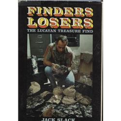 Slack, Jack. Finders Losers (1967, HB/DJ, VG).