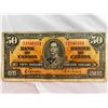 Image 1 : 1937 Gordon/Towers Canada $50 Banknote