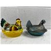 Image 1 : Nesting Hens Candy Dishes