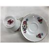 Image 21 : Fine China Tea Cups & 4 x 8" plates