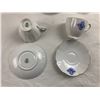 Image 4 : Fine China Tea Cups & 4 x 8" plates