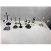 Image 1 : Metal/Glass Candle Holders Lot