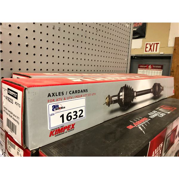 KIMPEX 416233 ATV AXLE ASSEMBLY