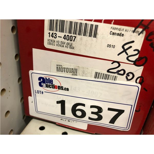 HONDA 1434077 AXLE ASSEMBLY