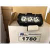 Image 2 : 5 - 6" FLASHING WARNING LIGHTS - FLUSH MOUNT - 2 PER BOX