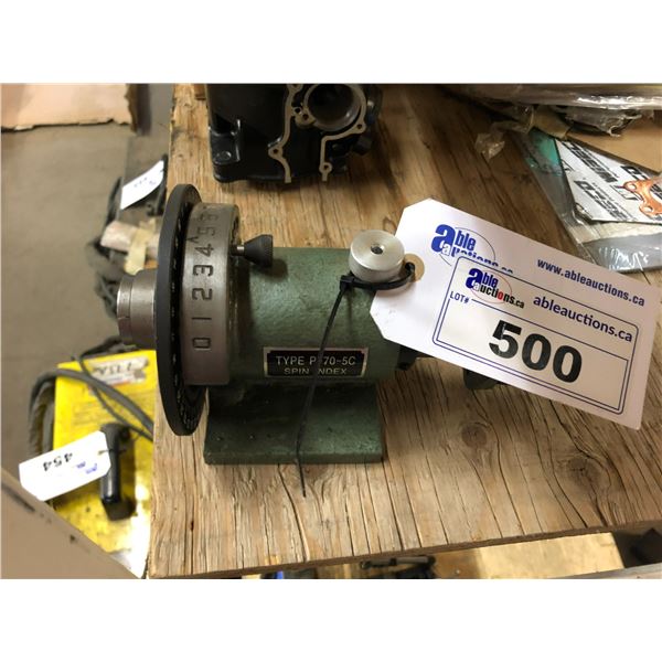 TYPE PF70-5C SPIN INDEX