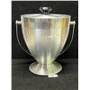 Image 1 : Mid Century Aluminum Bullet Shaped Ice Bucket Italy Approx: 10.5"T 9.5"W