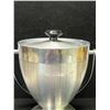 Image 2 : Mid Century Aluminum Bullet Shaped Ice Bucket Italy Approx: 10.5"T 9.5"W