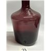 Image 2 : Purple Amethyst Glass Decanter Approx: 10"T 4.75"W