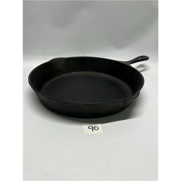 Smarts Cast Iron Frying Pan Brockville Ont. Approximately 10.25 W